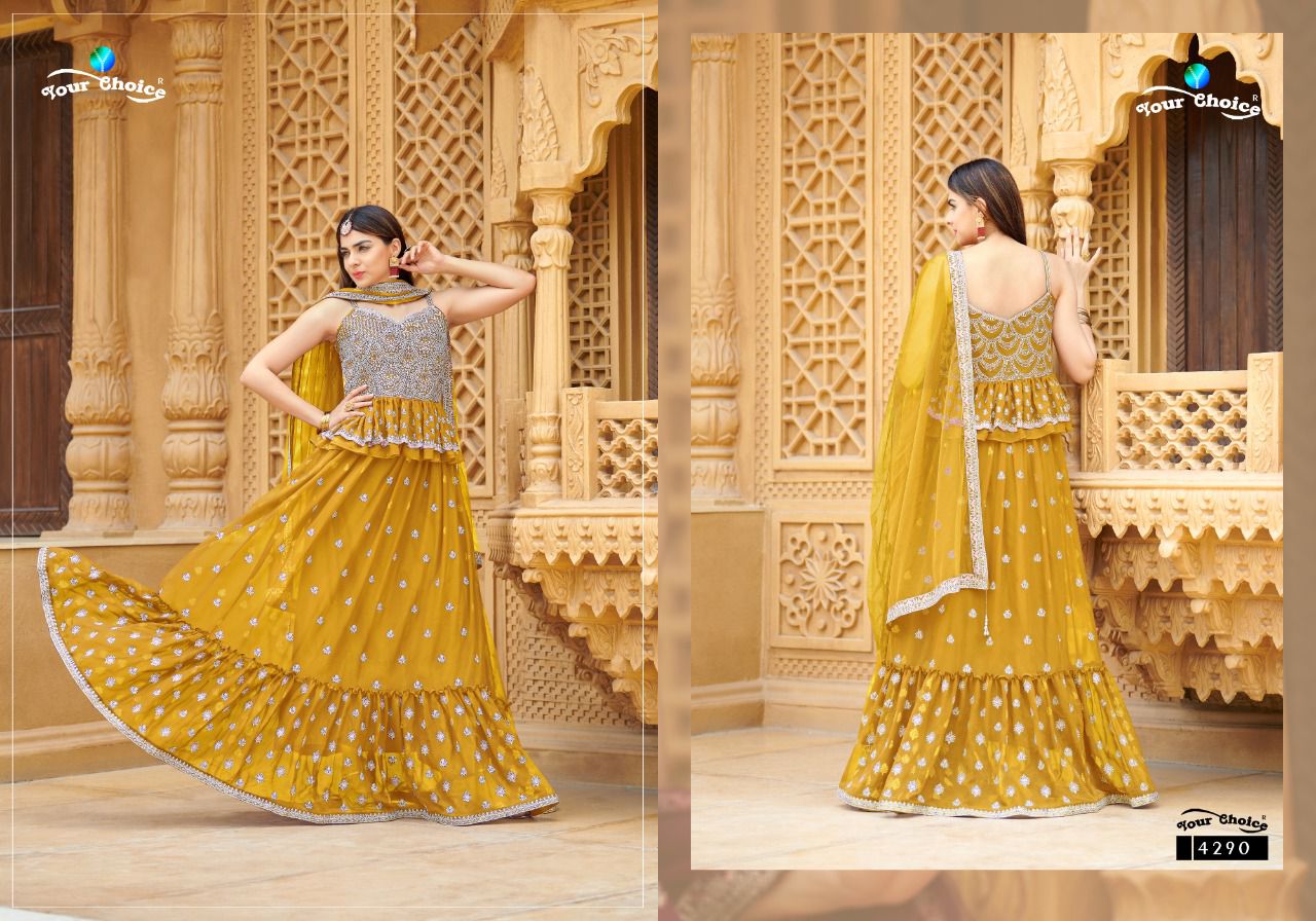 Your Choice Roories Wedding Wear Georgette Embroidery Salwar Suits Collection